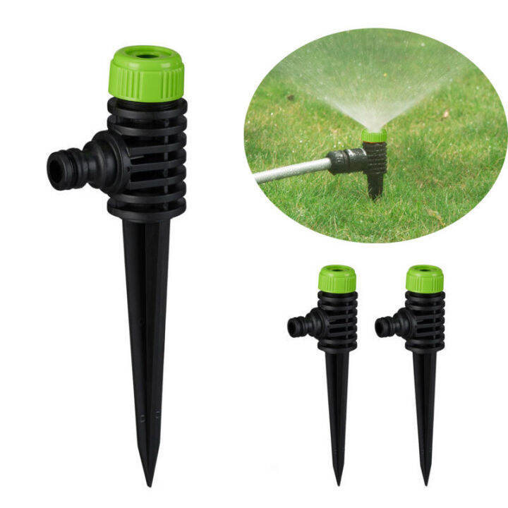 3 x Sprühregner Garten Sprenger Rasen Sprinkler mit Erdspieß