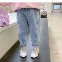 New Baby Jeans Girls Solid Color Jeans Spring and Autumn Jeans Boys Girls Casual Style Toddler Girl Clothes Girls Jeans ZM