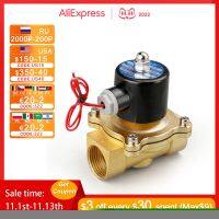 [HOT] DN15 DN20 DN25 Brass Electric Solenoid Valve 1/2 quot; 3/4 quot; 1 quot; Normally Closed Pneumatic For Water Oil Air 12V 24V 220V