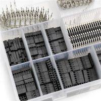 【DT】 hot  670Pcs/Set Dupont Connectors 2.54mm Male Female Jumper Header Housing Cable Wire Terminals Connectors Crimp Pins Kit with Box