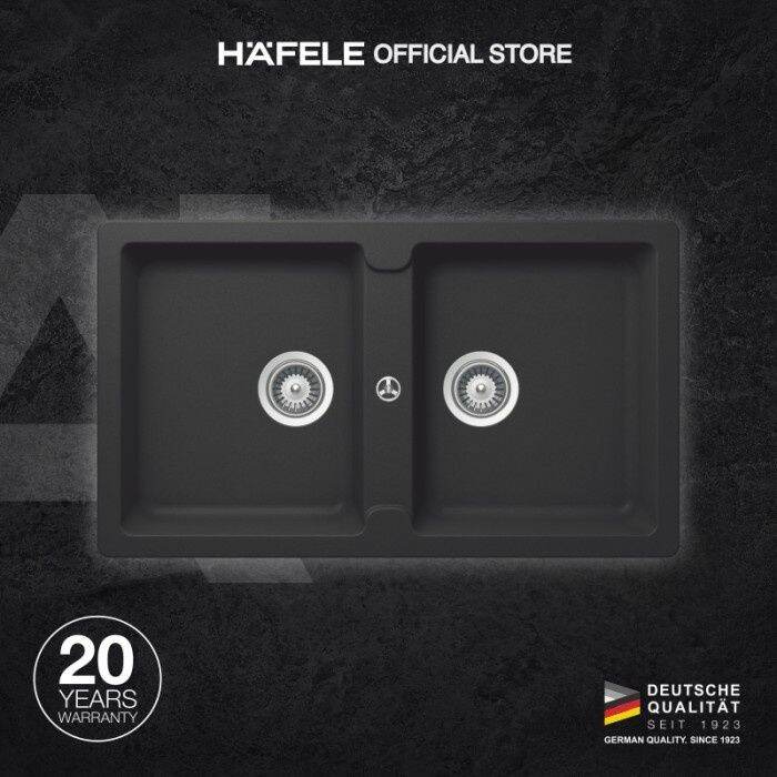 Hafele Granite Sink Antonius HS20GD8650 Bak Washtafel Granit