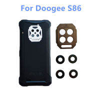 ใหม่สำหรับ Doogee S86ศัพท์มือถือแทนที่แบตเตอรี่เรือนกลับกรณีปกกล้องด้านหลังเลนส์แก้วโลหะโรยหน้ากรอบ