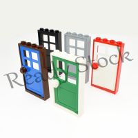 【hot sale】 ◆♂❖ B02 2PCS Transparent Door Window Assembly Creative Small Particle Compatible Major Brand Building Blocks Door and Window Frame