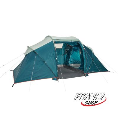 [พร้อมส่ง] เต็นท์ทรงกรวย 2 ห้องนอน สำหรับการตั้งแคมป์ Camping 4 person poled tent