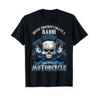 เสื้อยืดพิมพ์ลาย Je Rabbi Biker Never Underestimate สําหรับผู้หญิง  CHC6