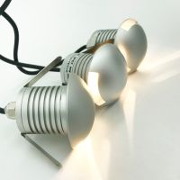 3W LED Underground Lamp DC12-24V Outdoor Recessed Deck Bulb Stair Step Downlight Garden Path Yard Mini Sidewalk Spot Lighting