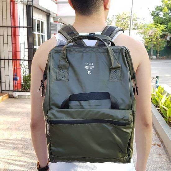 Japan Style Backpack Limited Edition Water Repellant Dark Green