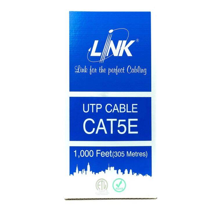 best-seller-สายแลน-cat5e-utp-cable-305m-box-link-us-9015-original-สำหรับภายในอาคาร-สายสีขาว-ที่ชาร์จ-หูฟัง-เคส-airpodss-ลำโพง-wireless-bluetooth-คอมพิวเตอร์-โทรศัพท์-usb-ปลั๊ก-เมาท์-hdmi-สายคอมพิวเตอร