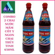 HCM COMBO GIÁ SỈ 2 CHAI  NƯỚC MẮM NHỈ CÁ CƠM CỐT Y NGON CAO ĐẠM CHAI THỦY