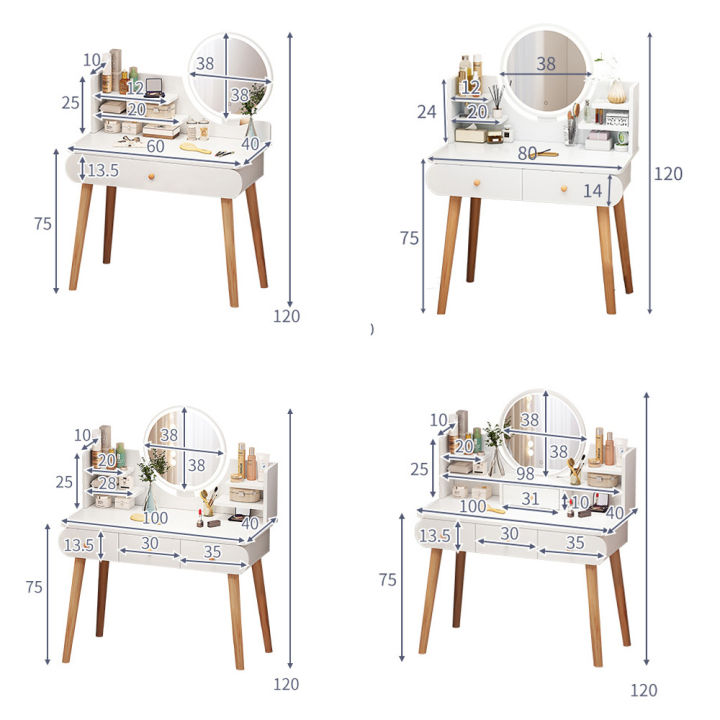 โต๊ะเครื่องแป้ง-ชุดโต๊ะเครื่องแป้ง-โต๊ะเครื่องแป้งพร้อมกระจก-โต๊ะเครื่องแป้งไม้-โต๊ะเครื่องแป้งในห้องนอน-tobi-store