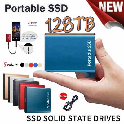 New SSD 500GB 1TB Flash Hard Drive External Type-C High Speed USB3.1 2TB 4TB 8TB SSD Storage Portable HD Hard Disk For Laptop/PC