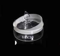 ：》《{ 80Mmx30mm Big Type Glass Alcohol Benzine Oil Cup Lid With Knob For Watch Repair W1768