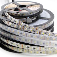 12V 24V SMD5050 RGBW RGBWW LED Strip RGB White RGB Warm White 4 Color in 1 LED Chip 60LED/M IP20 IP65 IP67 Waterproof LED Tape LED Bulbs