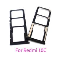 สำหรับ10C Xiaomi Redmi 10A ที่ใส่ซิมการ์ดถาดใส่ซิมอะไหล่ทดแทนเต้ารับตัวแปลง