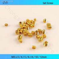 ♠ M3 M4 M5 Hex Drive Cup Point Set Screws Grade 12.9 Titanium Plating Hexagon Grub Screw DIN916 Allen Bolts Length 3mm- 12mm SCM43