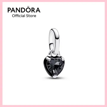 Pandora ME Black Chakra Heart Ring, Sterling silver