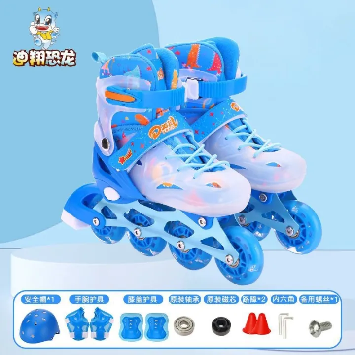 cod-skates-childrens-beginners-full-set-of-roller-boys-and-girls-adjustable