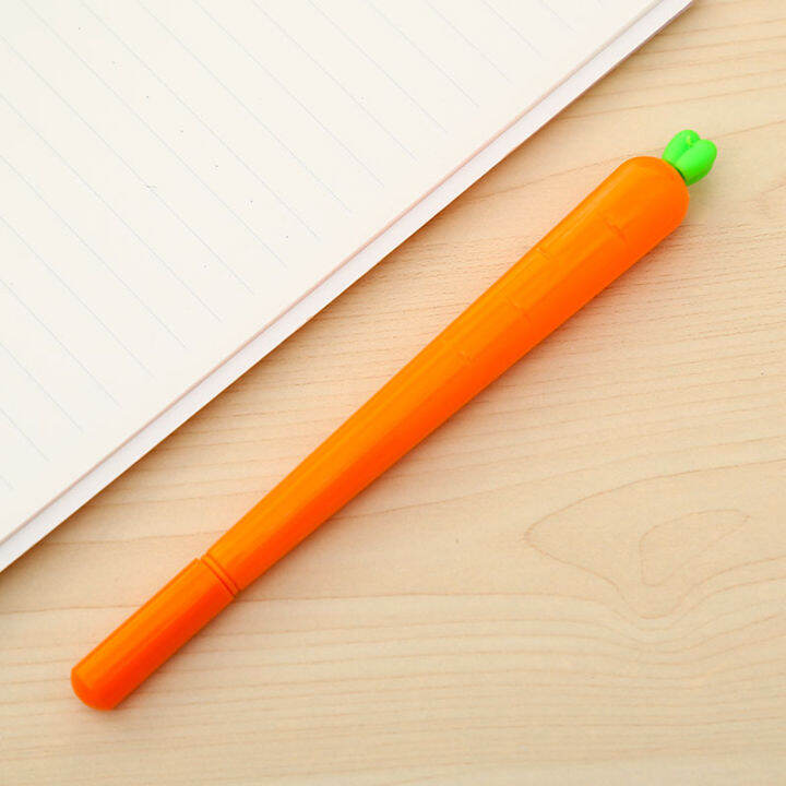 36pcset-creative-funny-carrot-cute-pens-vegetable-kawaii-school-gel-pen-thing-black-blue-ink-roller-ball-point-stationery-store