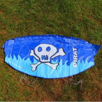 free shipping 1.2m dual line parafoil kite flying tools child power kitesurf outdoor toys sports beach weifang albatross kaixuan