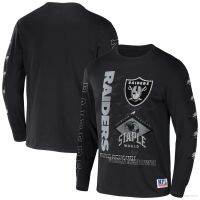 New high-quality and most popular jerseys New BEST NFL Raiders Jersey Training Tshirts Pre Match Black Long Sleeve Fans Sports Tops Plus Size