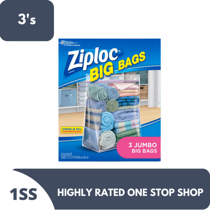 Ziplock Jumbo Big Bags 3s Lazada PH