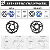 36ครั้ง chainring เฟืองสีดำสีฟ้าสำหรับ bafang BBS01BBS01B BBS02 BBS02B bbshd 36โวลต์48โวลต์250วัตต์350วัตต์500. มอเตอร์ไดรฟ์กลาง W 750W 1000W