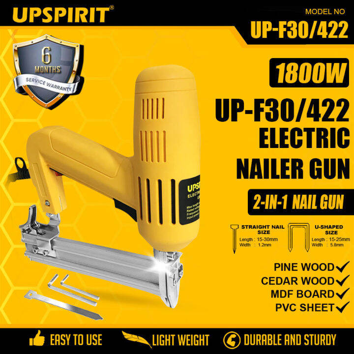 UPSPIRIT(6Months Warranty)1800W Electric Nail Gun Woodworking Straight