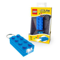 LEGO พวงกุญแจเลโก้ พวงกุญแจไฟฉาย เลโก้ บริก สีน้ำเงิน Brick BLUE Keychain Key Light