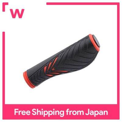 CYCLE PRO MTB Ergo Grip [CP-HG1133AD2] สีดำ/แดง130มม.