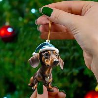 Cartoon Cute Dog 2023 Christmas Ornaments Hanging Decoration Gift Christmas Hanging Tree Personalized Pendant Party Supplies Dec Christmas Ornaments