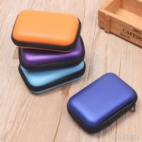 1PC EVA Mini Portable Earphone bag Coin Purse Headphone USB Cable Case Storage Box Wallet Carrying Pouch Bag Earphone Accessor