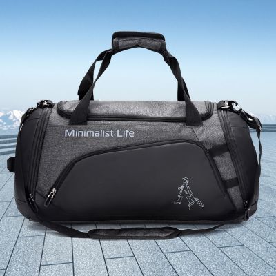 Waterproof Sports Gym Bag Nylon Dry Wet Separation Bags Durable Multifunctional Handbag Outdoor Sporting Swimming Tote For Men