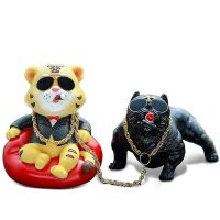 Tiger Car Ornaments Dolls Crafts Ornaments Lucky Tiger Bullfighting Statue Ornaments