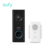 Eufy ชุดวิดีโอกริ่งประตูแบตเตอรี่นิรภัย,กริ่งประตูไร้สายแบบมีสายเชื่อมต่อ Wi-Fi ความละเอียด1080P ไม่มีค่าบริการรายเดือน