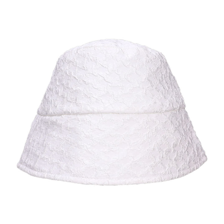 หมวกชาวประมงหมวกผู้หญิงเข้ากับทุกชุดเดินทางฤดูร้อนพับได้ลำลองแบบพกพา-topi-bucket-ทรงแบน
