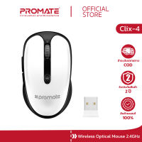 PROMATE เม้าส์ไร้สาย รุ่น Clix-4 High Performance 2.4Ghz Multimedia Wireless Optical Mouse