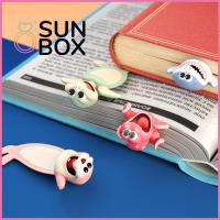SUN BOX ใหม่ ความคิดสร้างสรรค์ เครื่องเขียน โอเชียน ซีรีส์ ตลก ที่คั่นหนังสือ สไตล์การ์ตูนสัตว์ อุปกรณ์การเรียน ที่คั่นหนังสือ