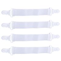 【JH】 4Pcs Bed Sheet Elastic Gripper Clip Fastener Mattress Cover Holder Grips