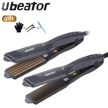 Corrugated clearance hair iron