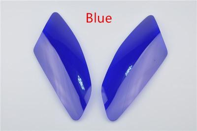 1Pair Motorcycle ABS Black / Clear / Blue / Smoke Color Headlight Lens Cover Shield Fit For Yamaha R6 2006-2007