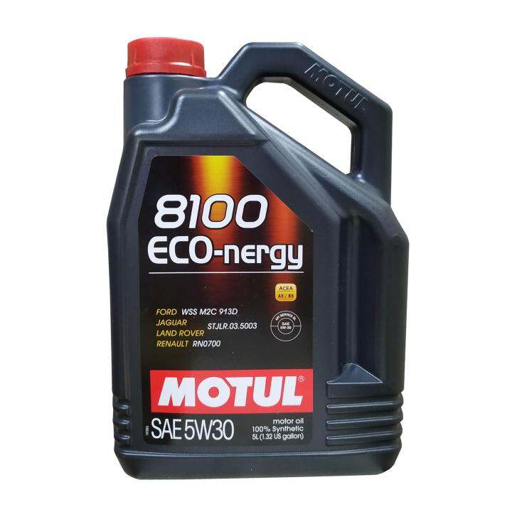 Motul 8100 Eco-nergy 5W-30 Fully Synthetic Motor Oil 5L ( 5 Liters ...