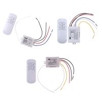 3 Port Wireless Remote Control Switch ON/OFF 220V Lamp Light Digital Wireless Wall Remote Switch Receiver Transmitter Power Points  Switches Savers