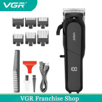 เครื่องตัดผมช่างตัดผม V-118 VGR ชาร์จได้ไฟฟ้าปัตตาเลี่ยนแบบไร้สายสำหรับผู้ชายเครื่องตัดเตาผิงและเตา