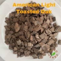 28g - 1kg: เกล็ดไม้โอ๊คอเมริกันคั่วเบา รมควันแบบดั้งเดิม TRADITIONAL MILDLY SMOKED American LIGHT Toasted Oak Chips For BBQ or Home Brewing Wine Making to Provide the Flavour of Oak Barrel