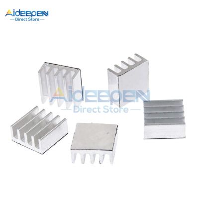 20Pcs Aluminum Heatsink 11x11x5mm Electronic Chip Radiator Cooler DIY With Thermal Double Sided Adhesive Tape Adhesives Tape