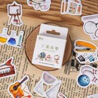 46Pcs Cute End of class ringtone Decorative Diary Daily Paper Scrapbooking Label Gift Stickers Stationery Teacher School Suppli Stickers Labels