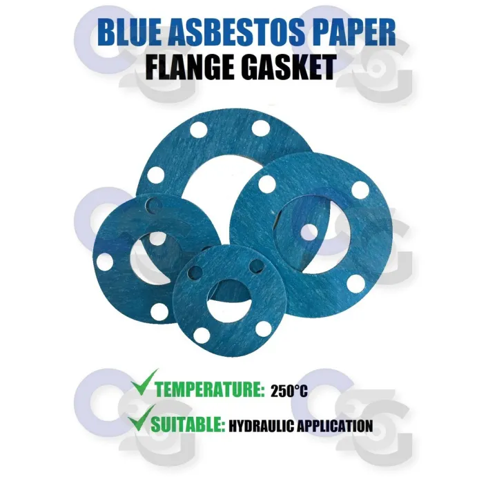 Flange Gasket (Blue Asbestos) READY STOCK Lazada