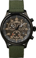 Timex Mens Expedition Field Chronograph Watch Green/Black