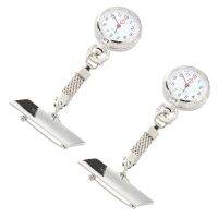 2X Nurse Watch Quartz Movement with Brooch Pin