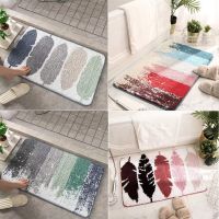 1pc Bathroom Rug Ultra Soft Microfiber Shaggy Bathroom Mats Extra Absorbent Bath Rugs Machine Washable Non-Slip carpet